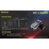 98060013 tzimasparts fakos led nitecore headlamp nu07le 5